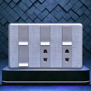 4 Switch + 2 Socket