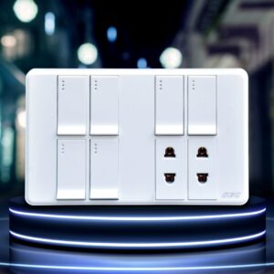 6 Switch + 2 Socket